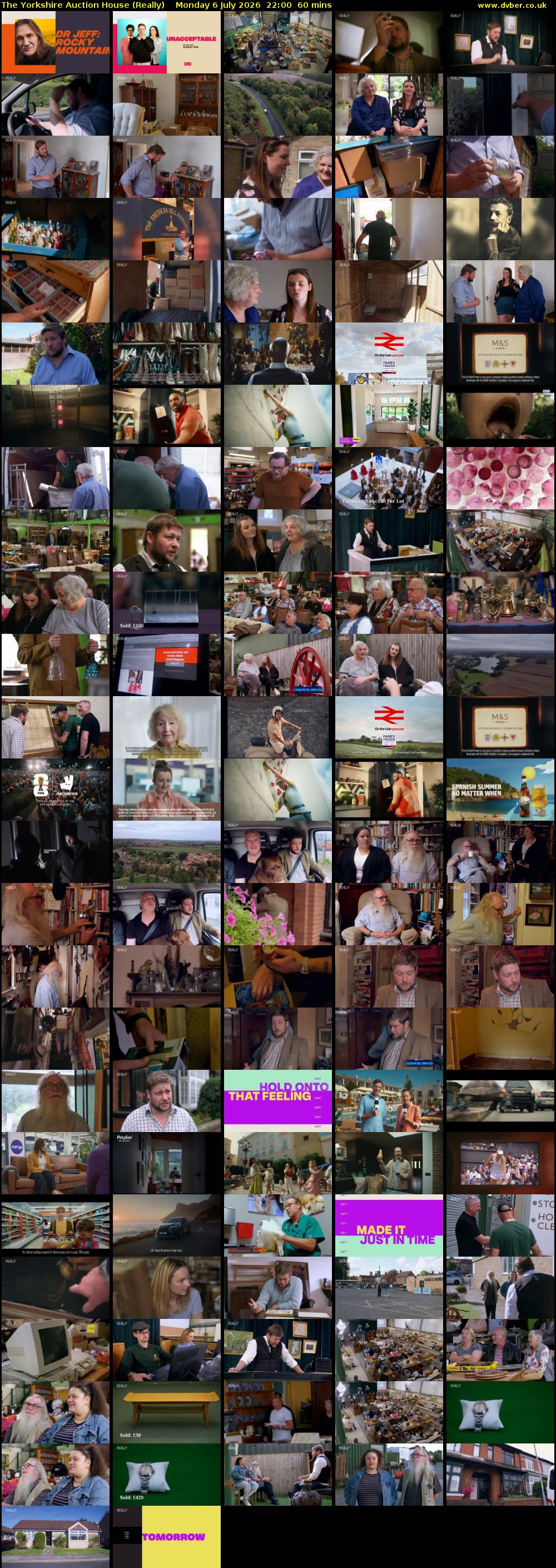 The Yorkshire Auction House (Really) Monday 6 July 2026 22:00 - 23:00