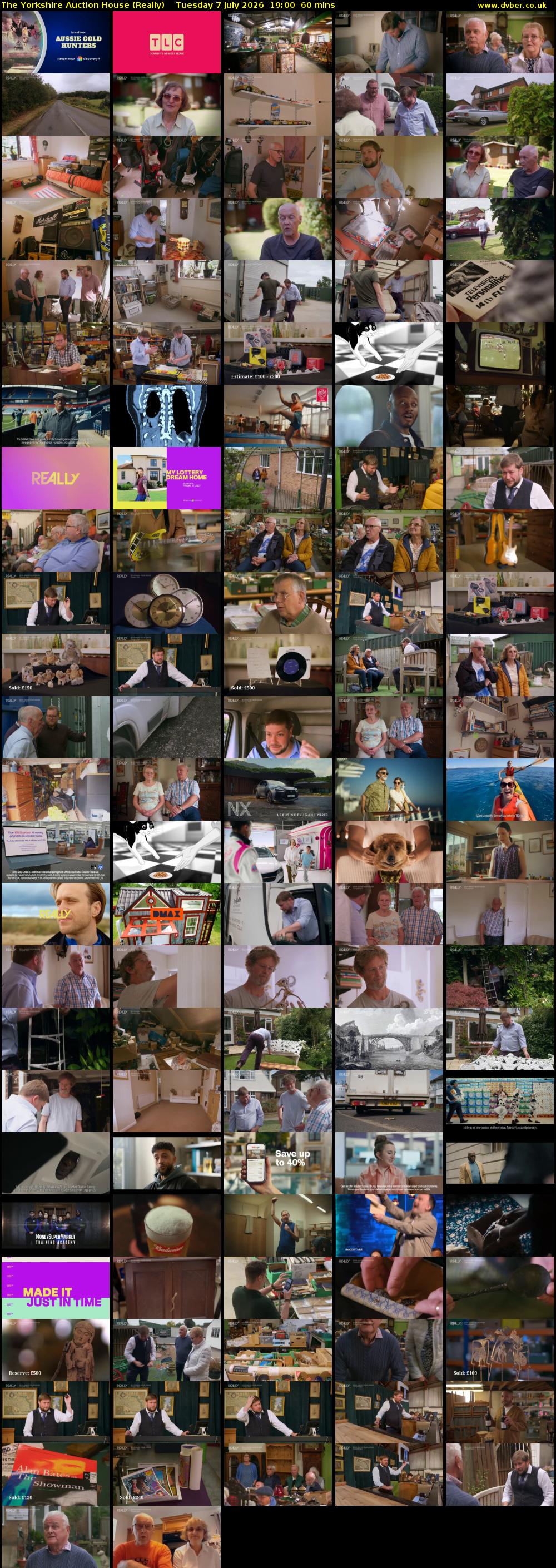 The Yorkshire Auction House (Really) Tuesday 7 July 2026 19:00 - 20:00