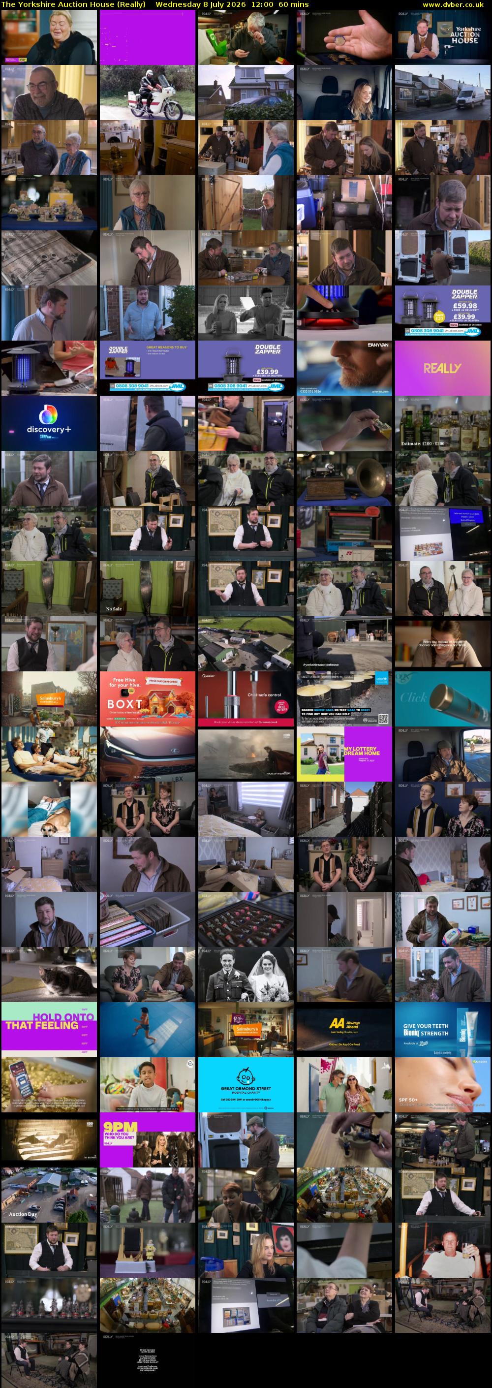 The Yorkshire Auction House (Really) Wednesday 8 July 2026 12:00 - 13:00