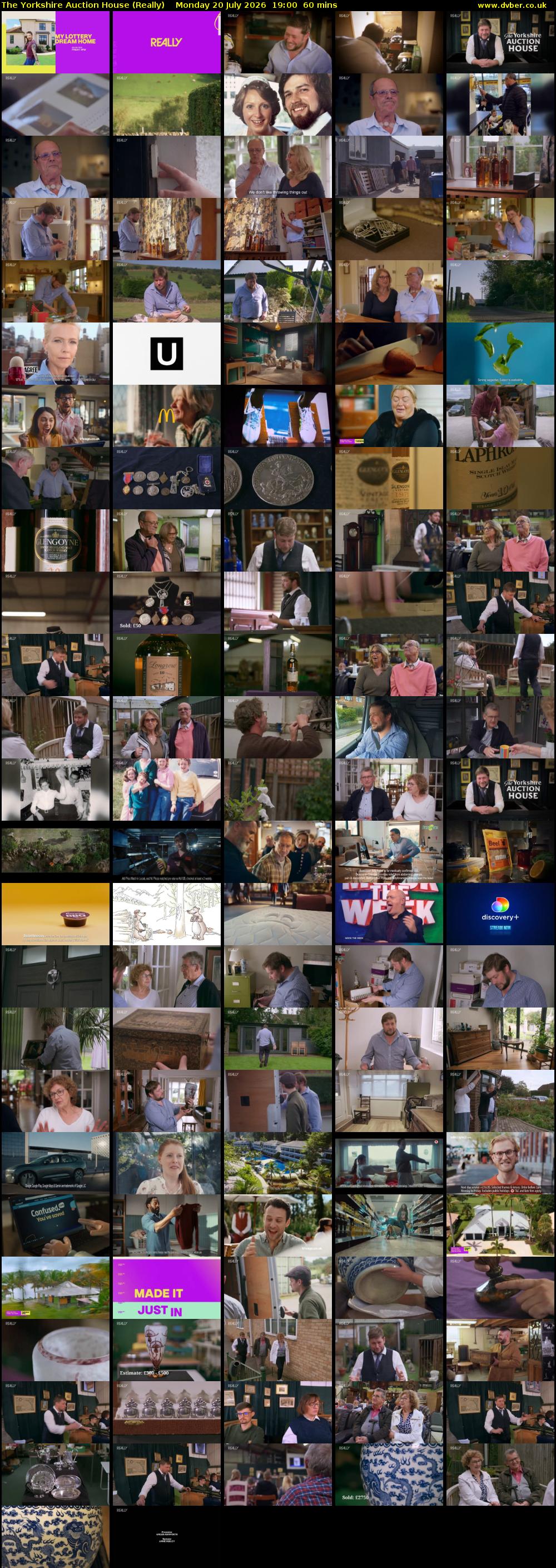 The Yorkshire Auction House (Really) Monday 20 July 2026 19:00 - 20:00