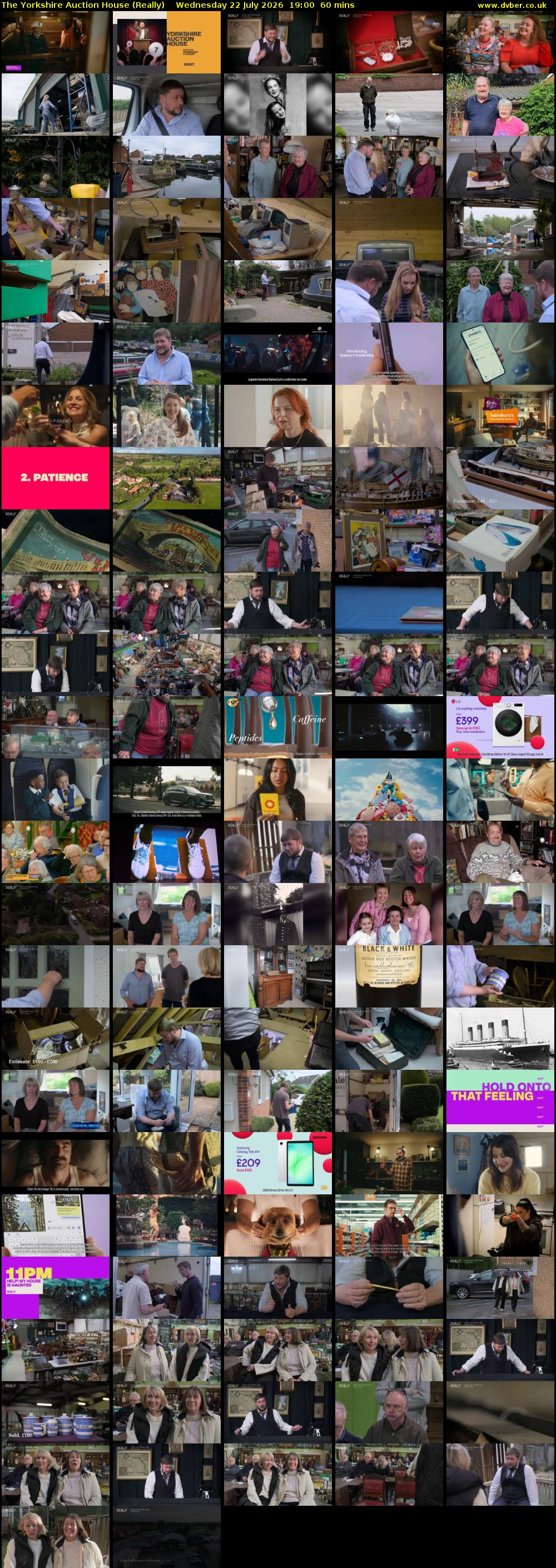 The Yorkshire Auction House (Really) Wednesday 22 July 2026 19:00 - 20:00