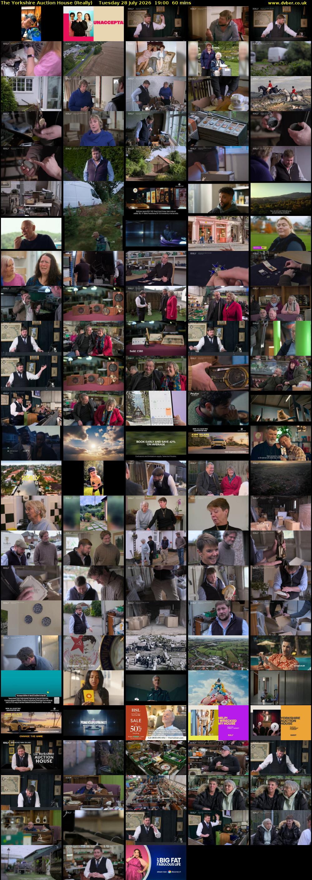 The Yorkshire Auction House (Really) Tuesday 28 July 2026 19:00 - 20:00