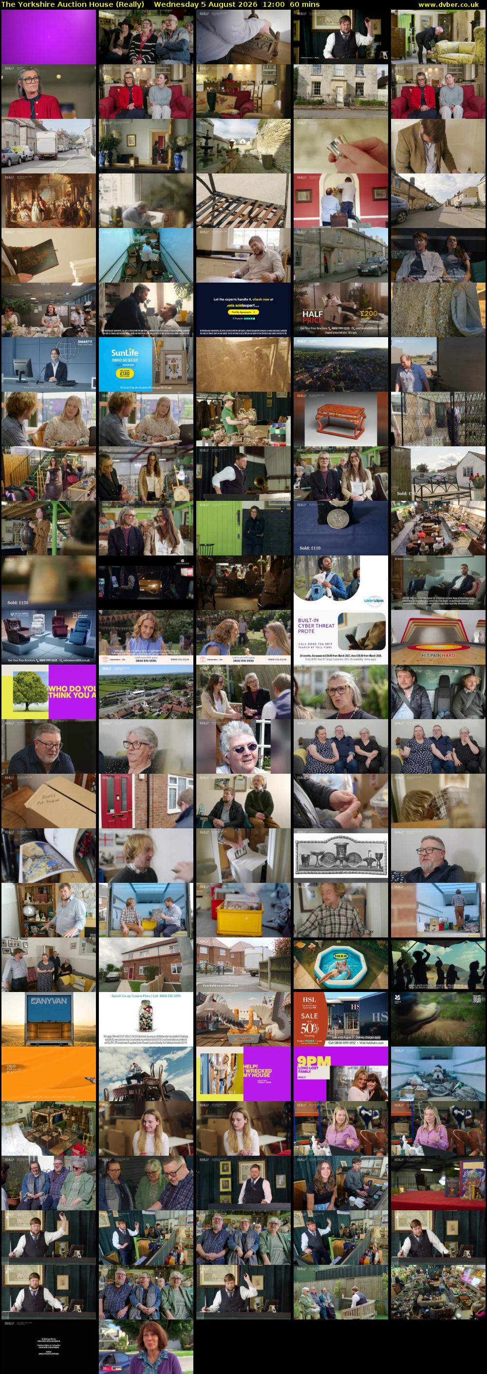 The Yorkshire Auction House (Really) Wednesday 5 August 2026 12:00 - 13:00
