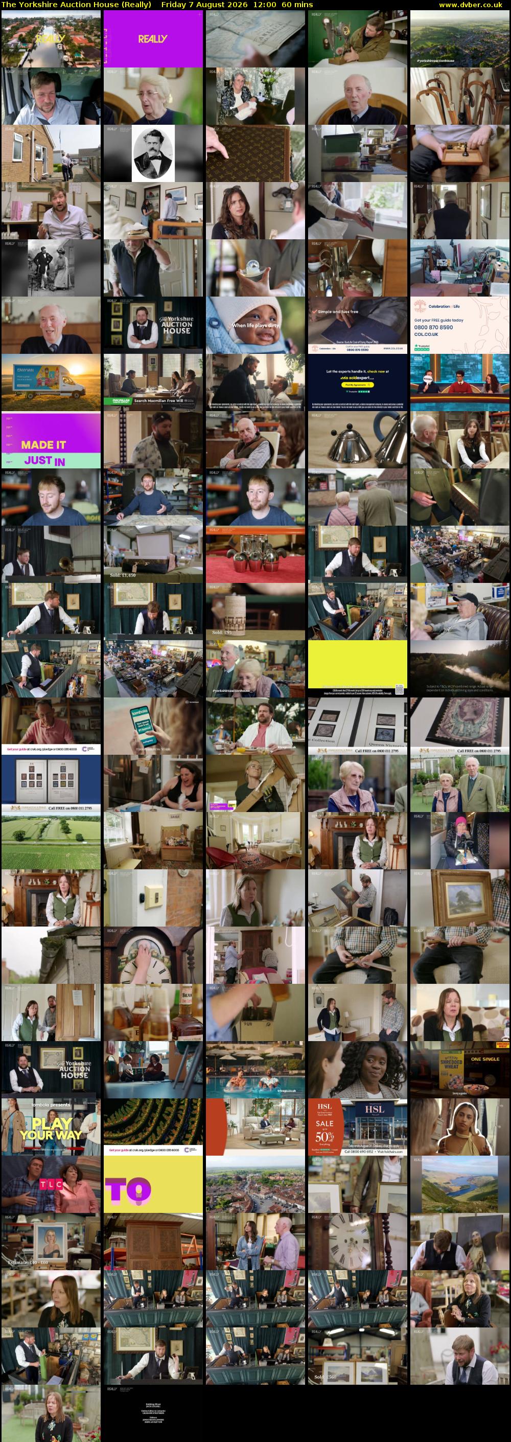 The Yorkshire Auction House (Really) Friday 7 August 2026 12:00 - 13:00