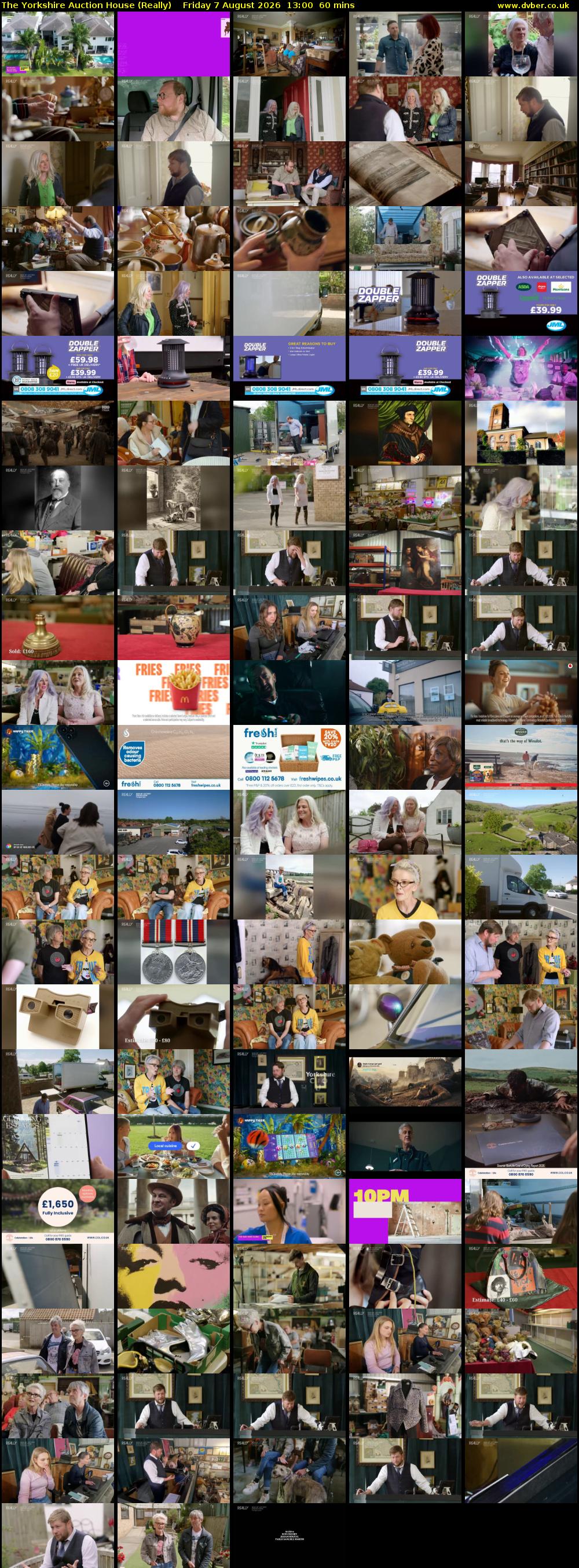 The Yorkshire Auction House (Really) Friday 7 August 2026 13:00 - 14:00