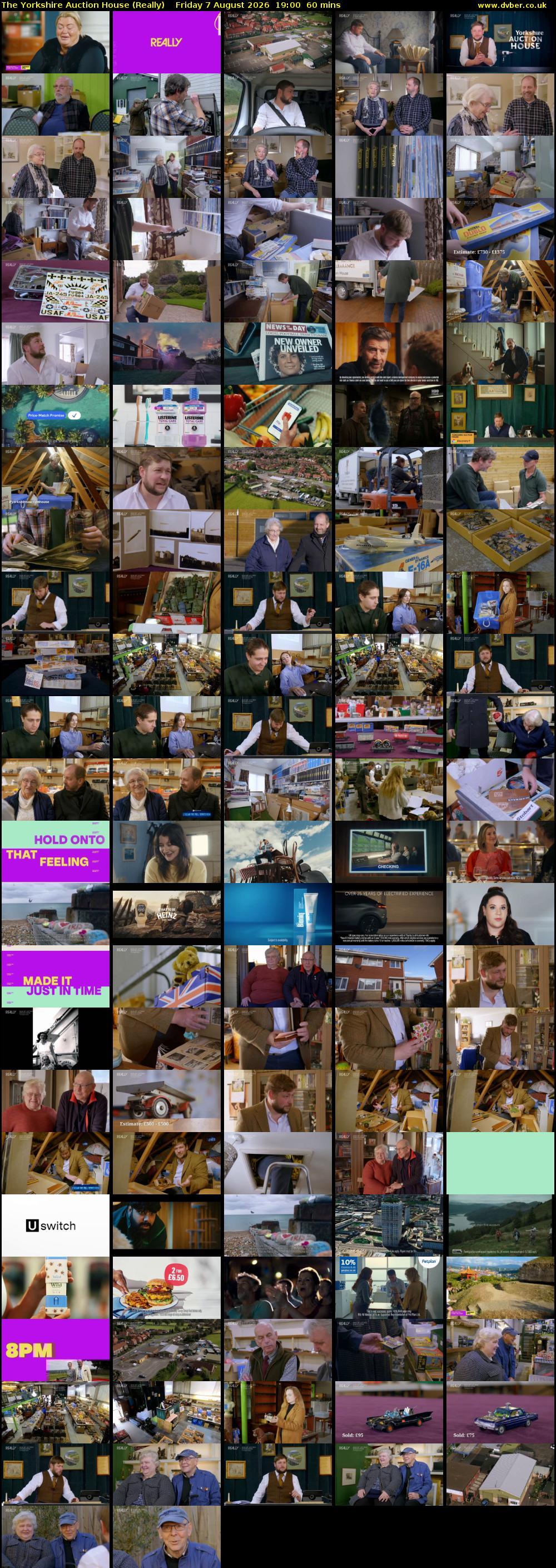 The Yorkshire Auction House (Really) Friday 7 August 2026 19:00 - 20:00