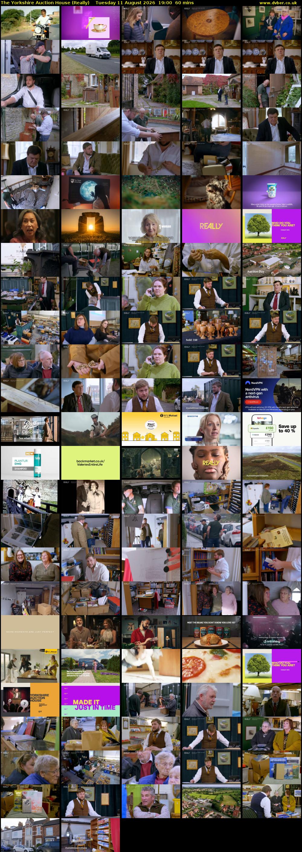 The Yorkshire Auction House (Really) Tuesday 11 August 2026 19:00 - 20:00