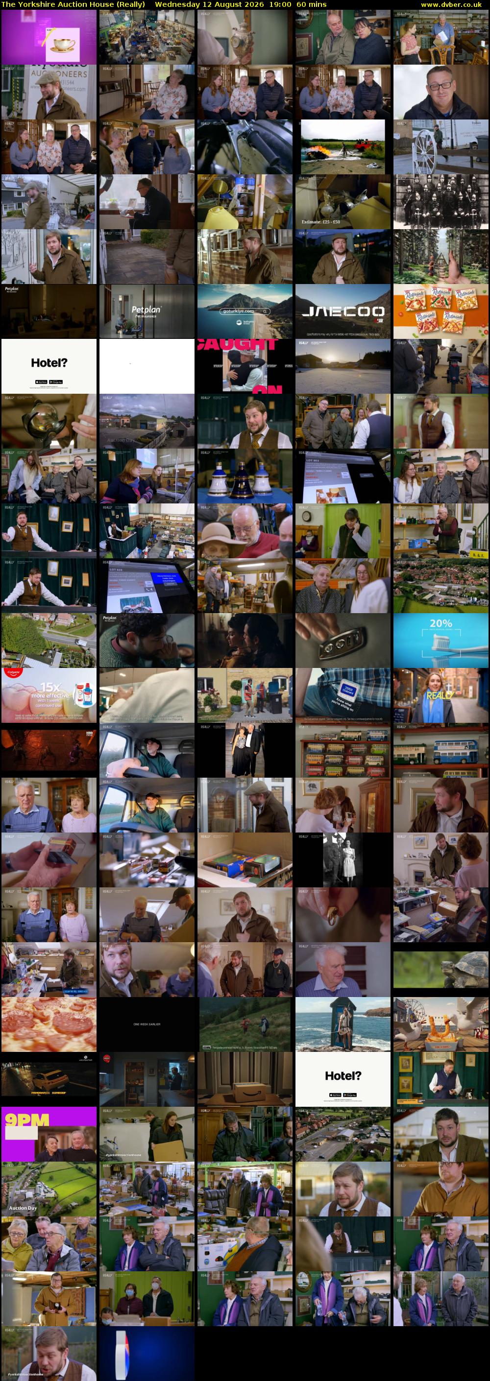 The Yorkshire Auction House (Really) Wednesday 12 August 2026 19:00 - 20:00