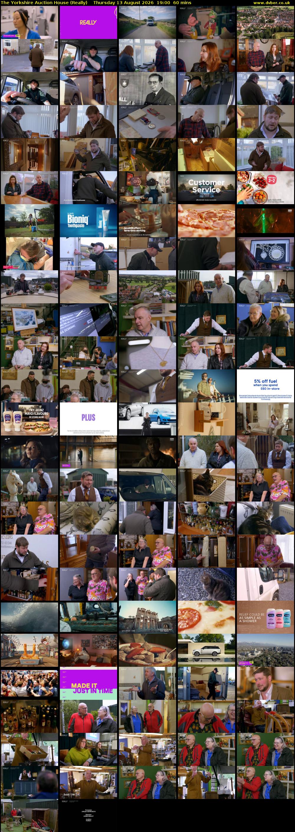 The Yorkshire Auction House (Really) Thursday 13 August 2026 19:00 - 20:00