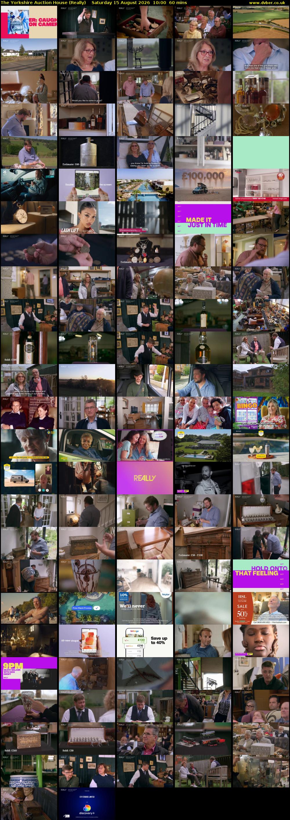The Yorkshire Auction House (Really) Saturday 15 August 2026 10:00 - 11:00
