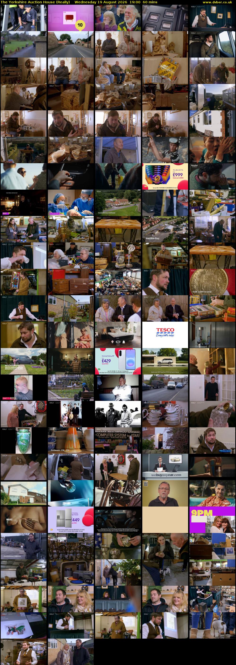 The Yorkshire Auction House (Really) Wednesday 19 August 2026 19:00 - 20:00