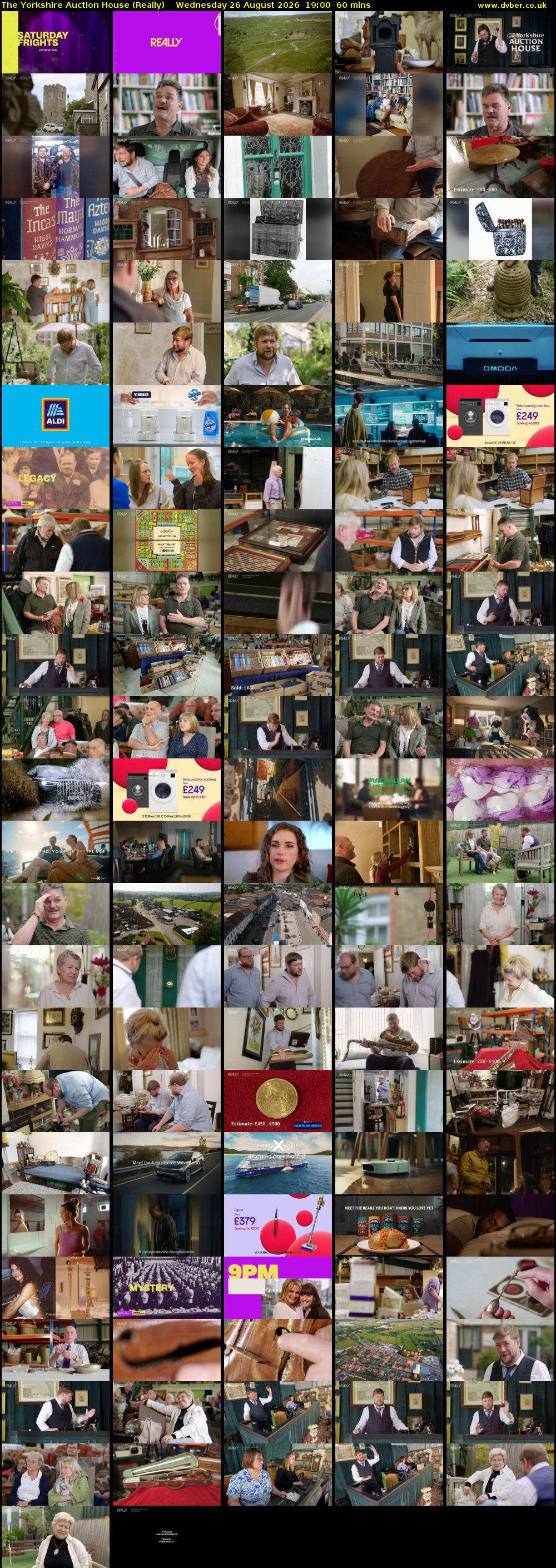 The Yorkshire Auction House (Really) Wednesday 26 August 2026 19:00 - 20:00