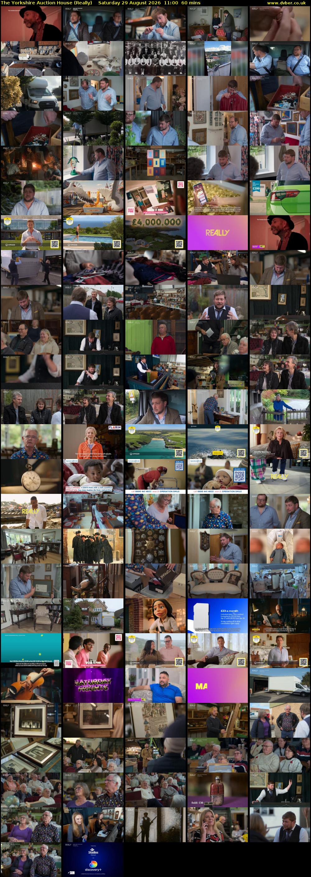 The Yorkshire Auction House (Really) Saturday 29 August 2026 11:00 - 12:00