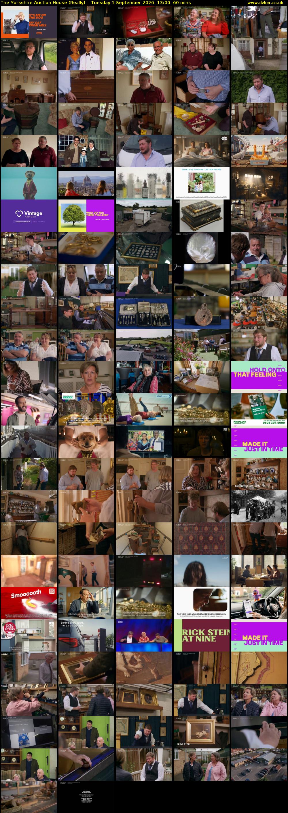 The Yorkshire Auction House (Really) Tuesday 1 September 2026 13:00 - 14:00