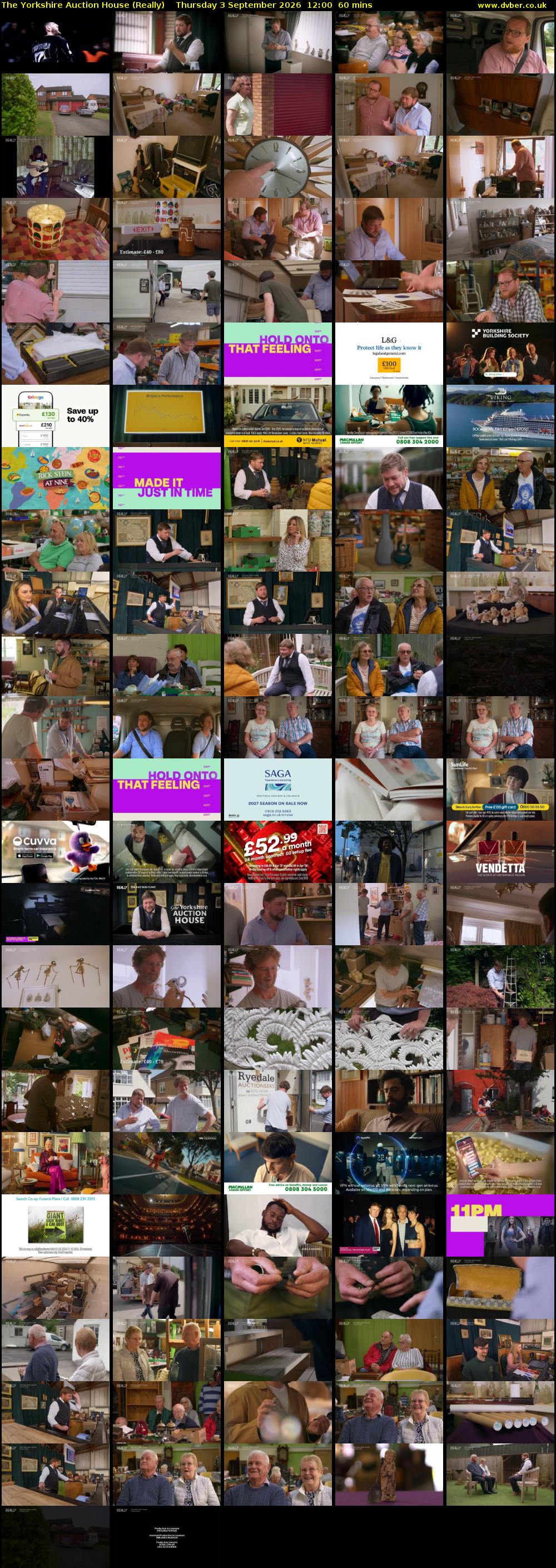The Yorkshire Auction House (Really) Thursday 3 September 2026 12:00 - 13:00