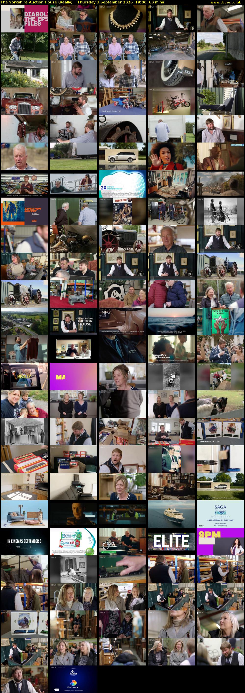 The Yorkshire Auction House (Really) Thursday 3 September 2026 19:00 - 20:00