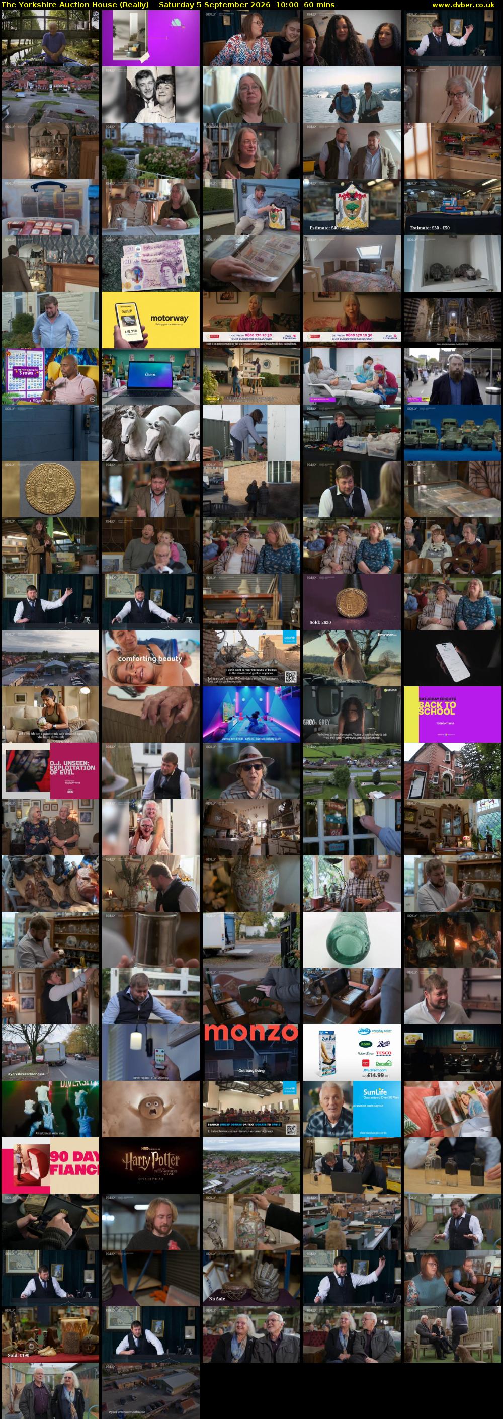 The Yorkshire Auction House (Really) Saturday 5 September 2026 10:00 - 11:00