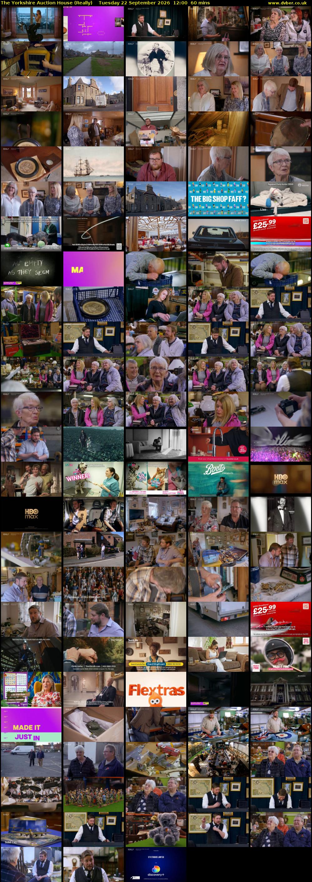 The Yorkshire Auction House (Really) Tuesday 22 September 2026 12:00 - 13:00