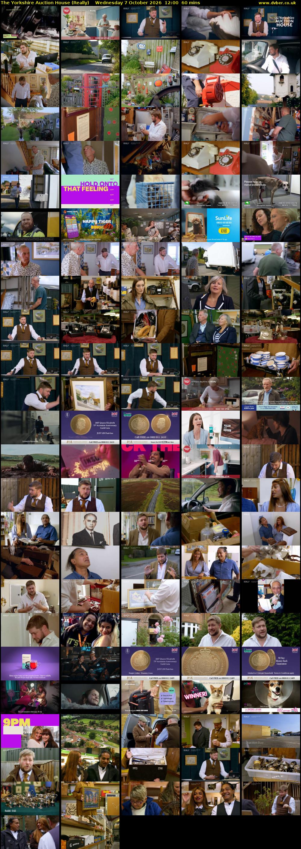 The Yorkshire Auction House (Really) Wednesday 7 October 2026 12:00 - 13:00