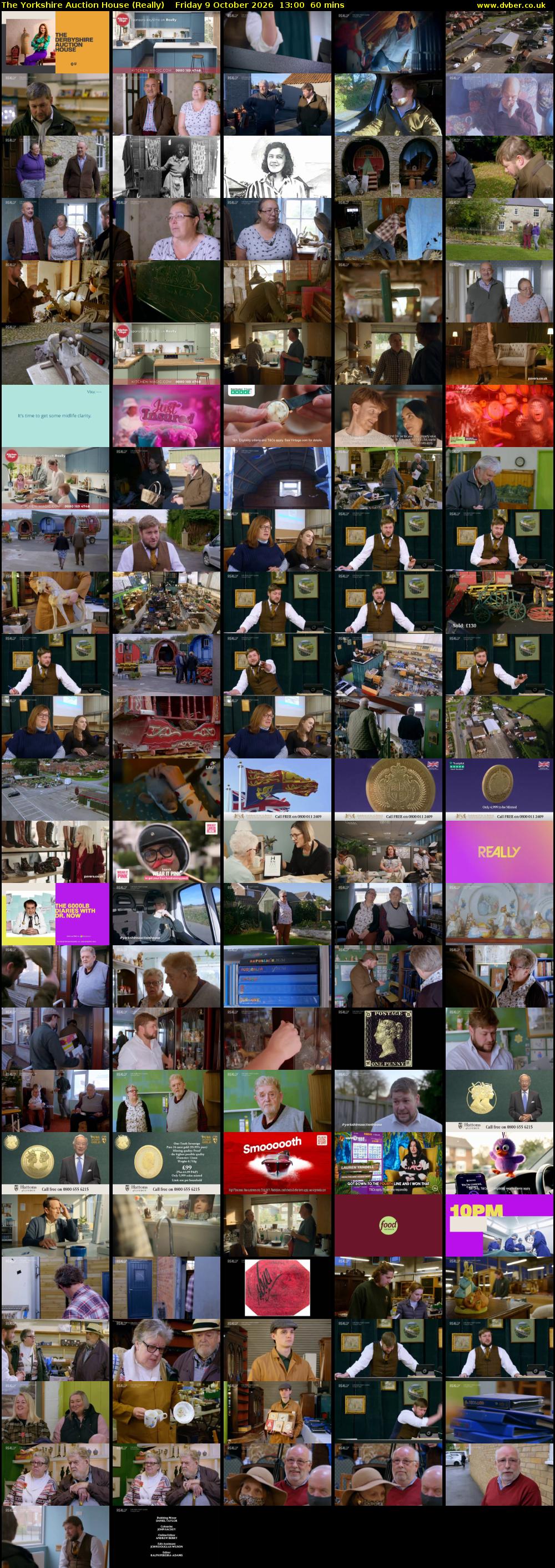 The Yorkshire Auction House (Really) Friday 9 October 2026 13:00 - 14:00