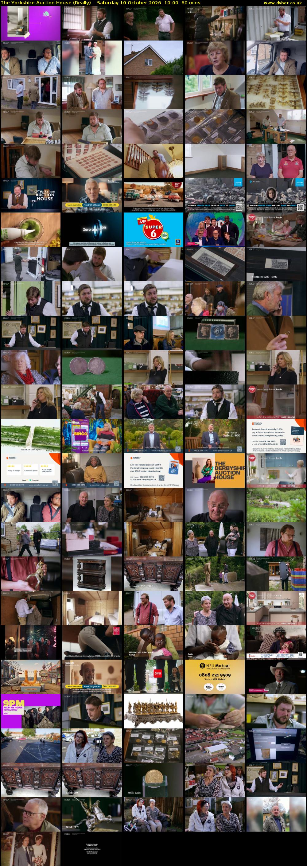 The Yorkshire Auction House (Really) Saturday 10 October 2026 10:00 - 11:00