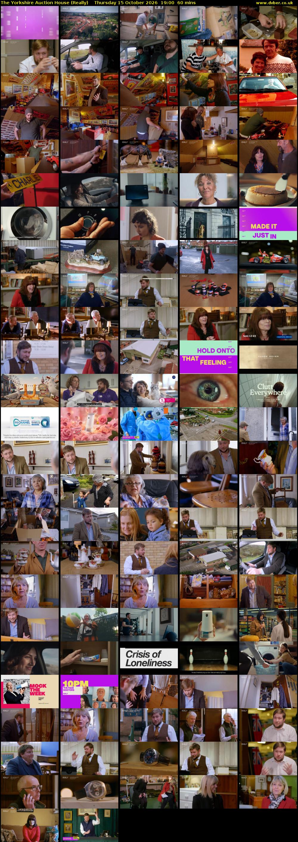 The Yorkshire Auction House (Really) Thursday 15 October 2026 19:00 - 20:00