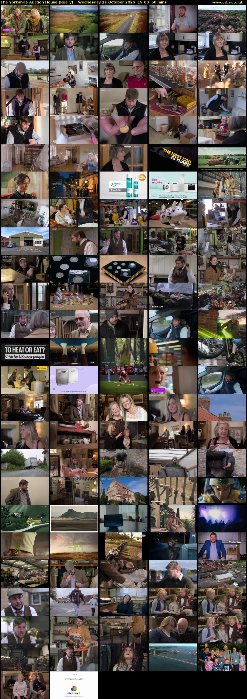 The Yorkshire Auction House (Really) Wednesday 21 October 2026 19:00 - 20:00