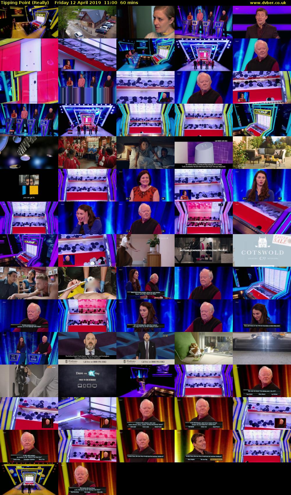 Tipping Point (Really) Friday 12 April 2019 11:00 - 12:00