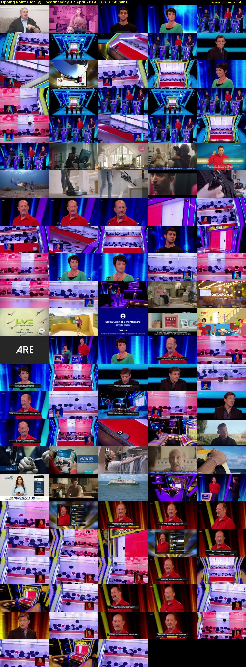 Tipping Point (Really) Wednesday 17 April 2019 10:00 - 11:00