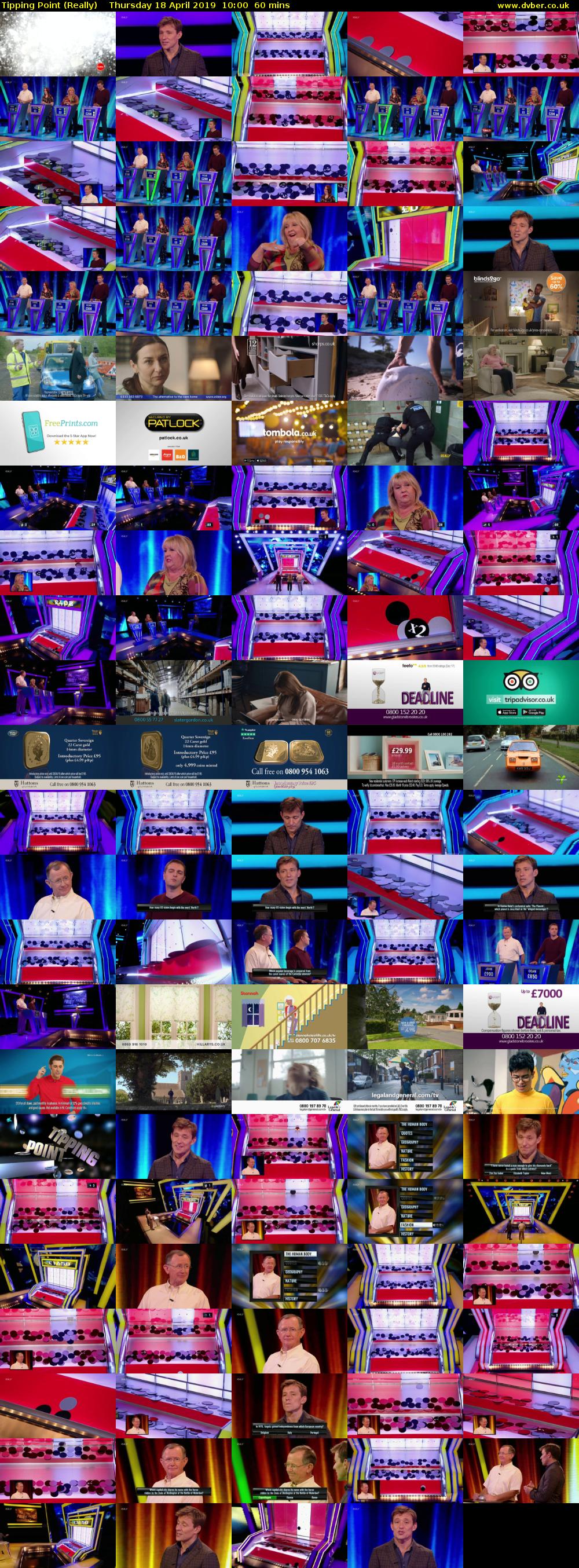 Tipping Point (Really) Thursday 18 April 2019 10:00 - 11:00