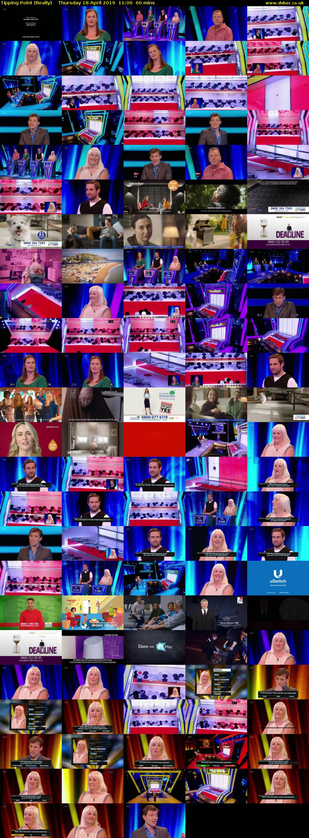 Tipping Point (Really) Thursday 18 April 2019 11:00 - 12:00