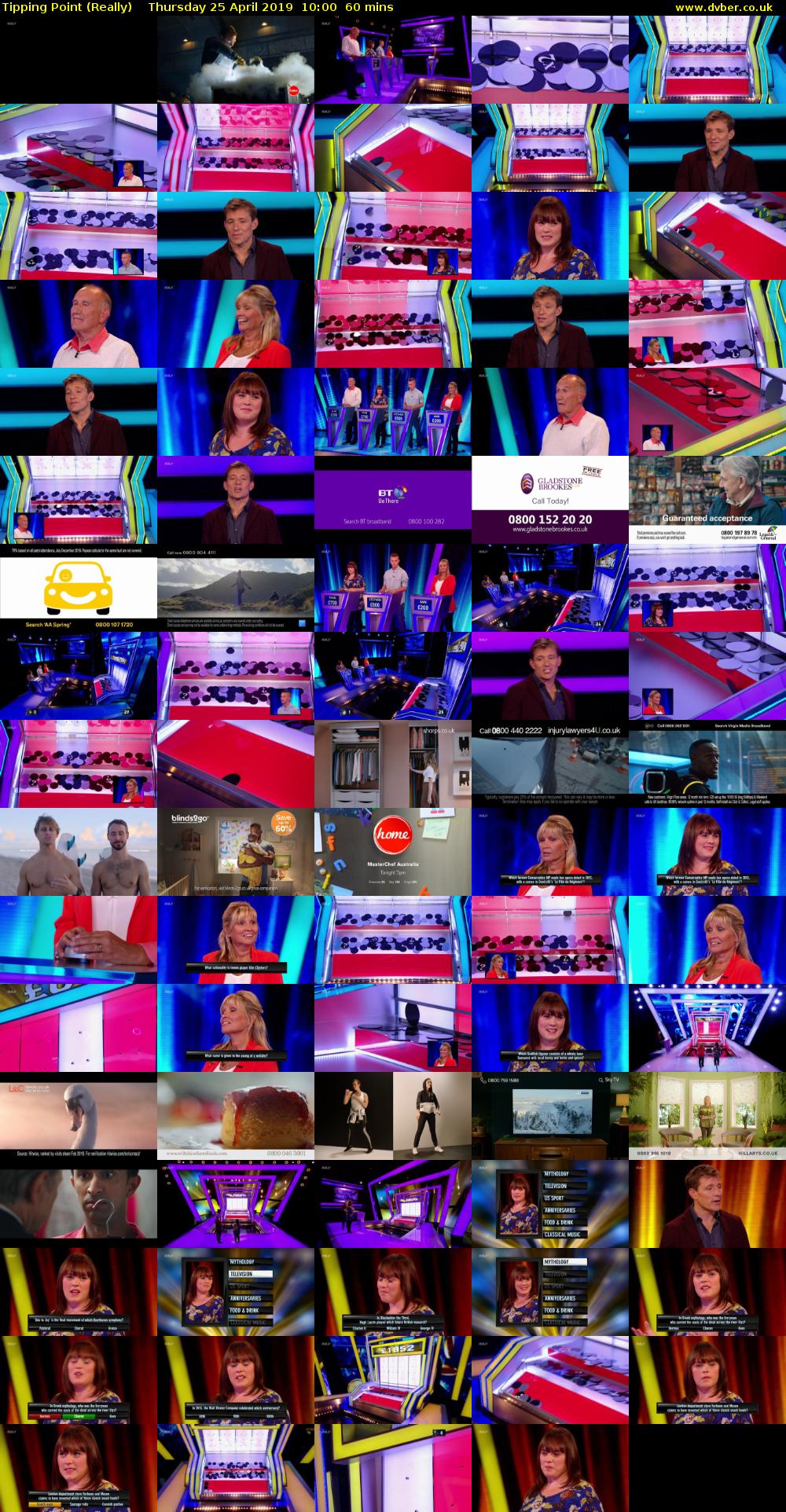 Tipping Point (Really) Thursday 25 April 2019 10:00 - 11:00