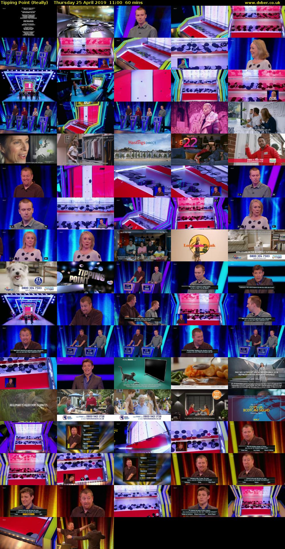 Tipping Point (Really) Thursday 25 April 2019 11:00 - 12:00
