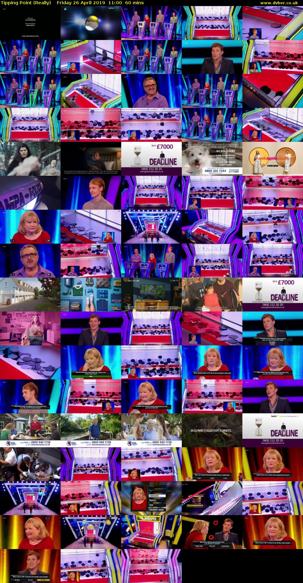 Tipping Point (Really) Friday 26 April 2019 11:00 - 12:00
