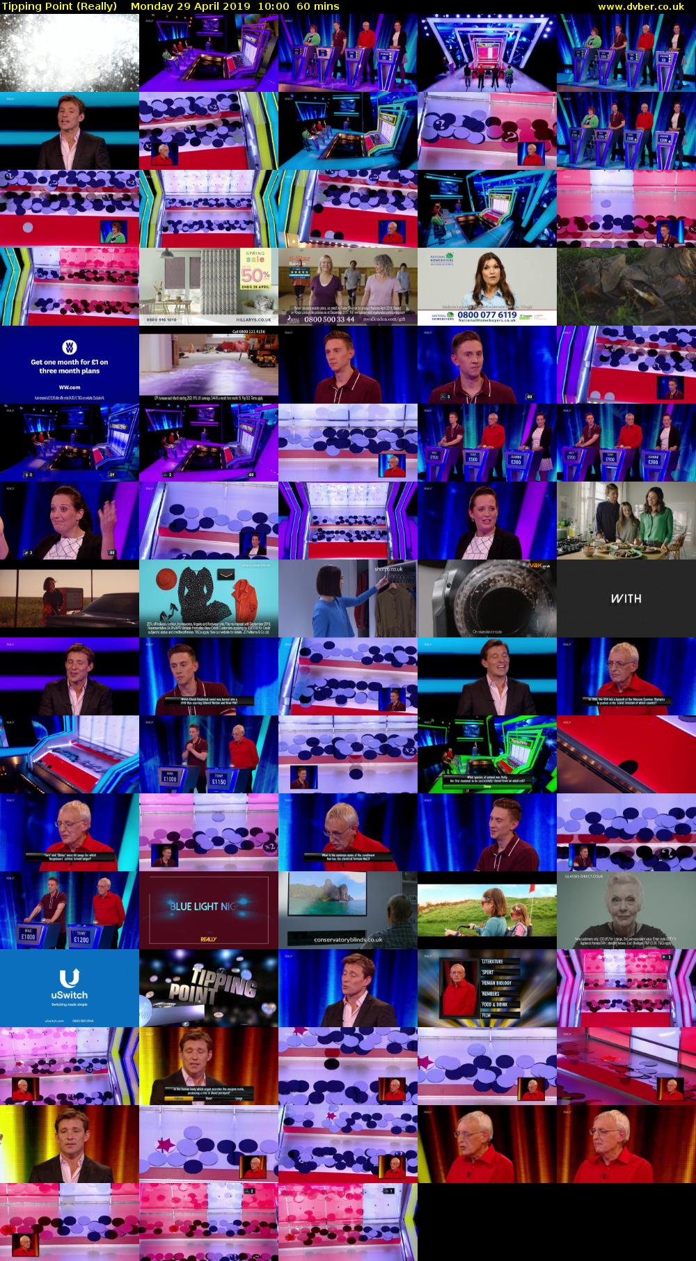 Tipping Point (Really) Monday 29 April 2019 10:00 - 11:00