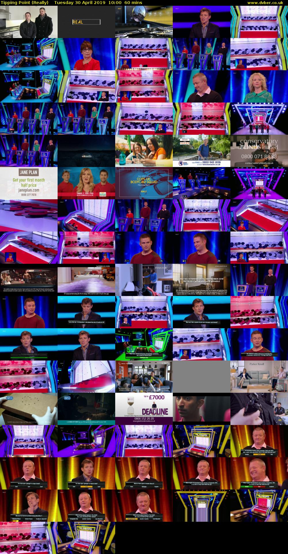 Tipping Point (Really) Tuesday 30 April 2019 10:00 - 11:00