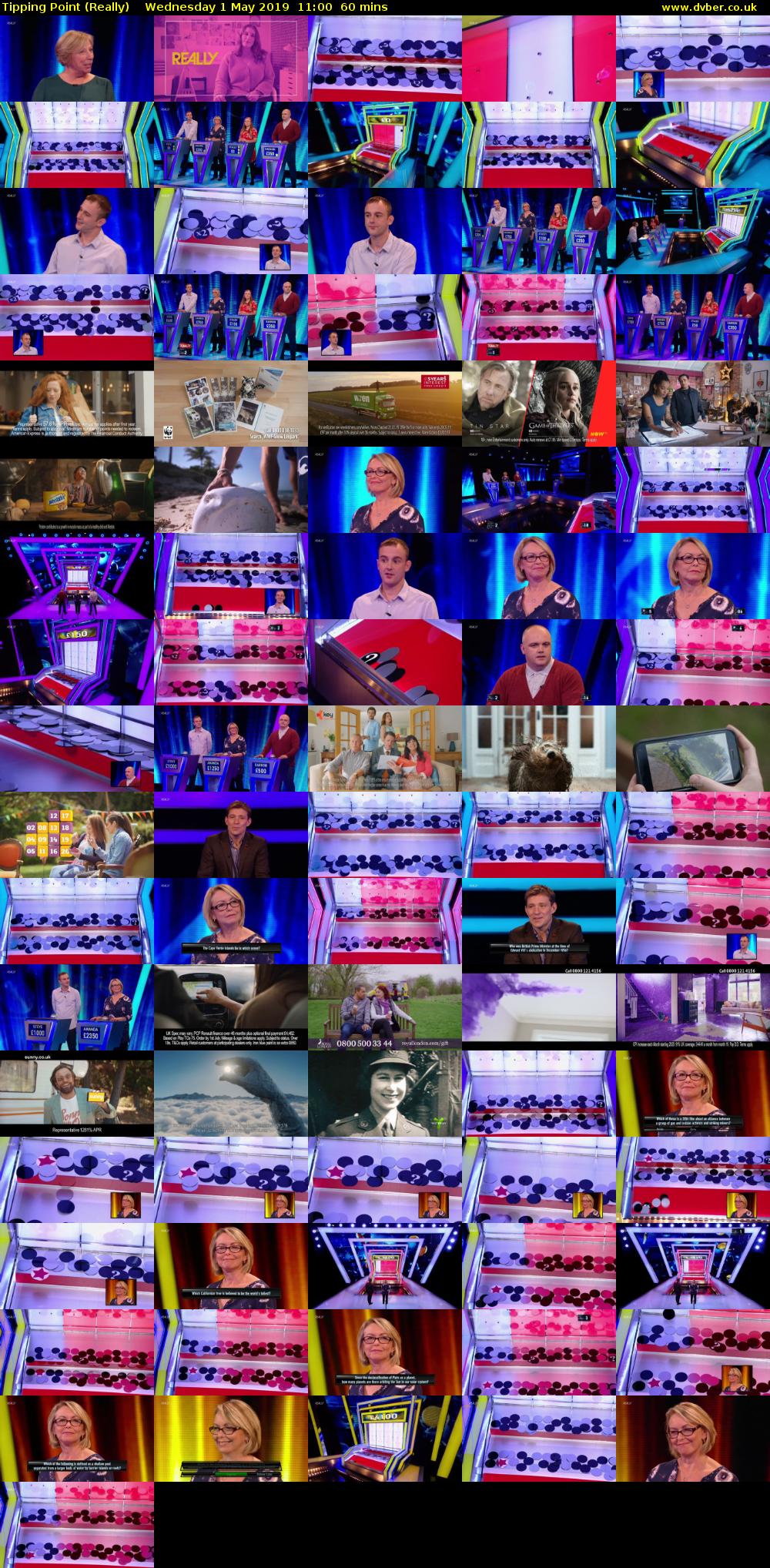 Tipping Point (Really) Wednesday 1 May 2019 11:00 - 12:00