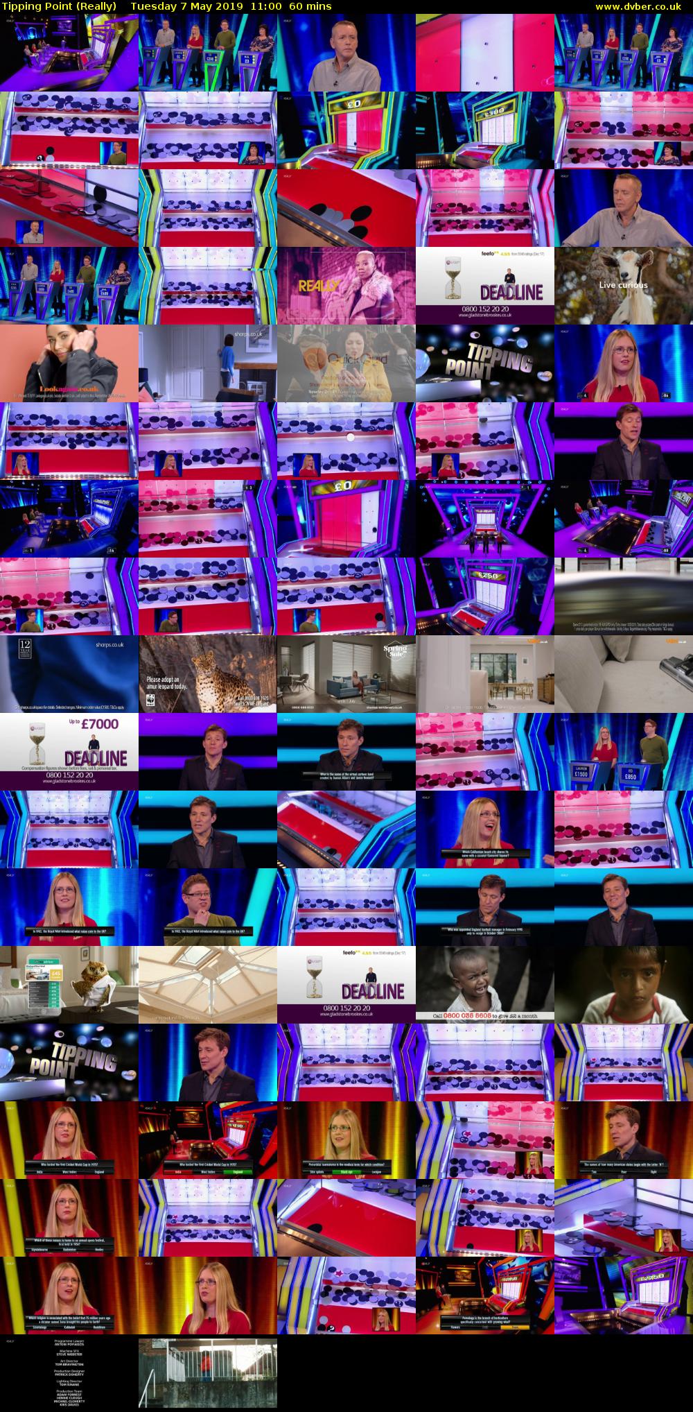 Tipping Point (Really) Tuesday 7 May 2019 11:00 - 12:00