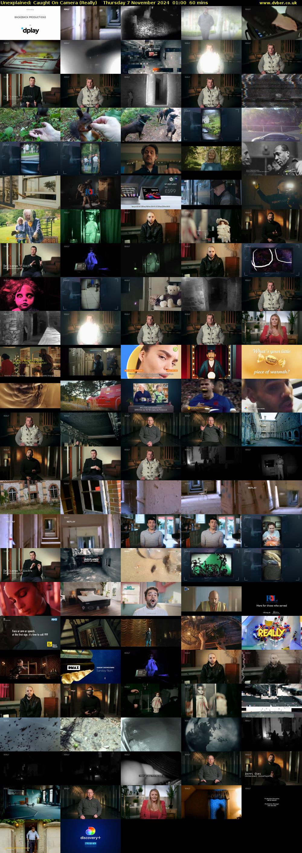 Unexplained: Caught on Camera (Really) Thursday 7 November 2024 01:00 - 02:00