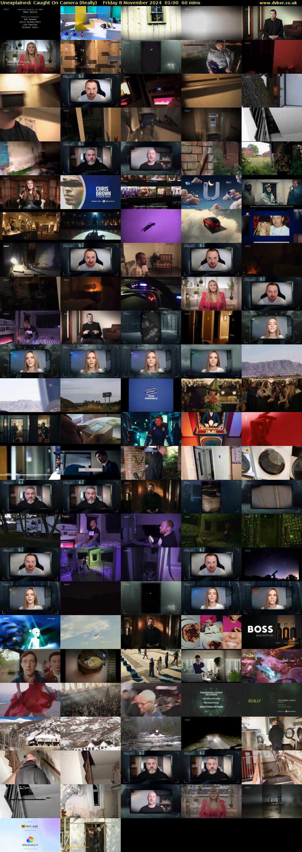 Unexplained: Caught on Camera (Really) Friday 8 November 2024 01:00 - 02:00
