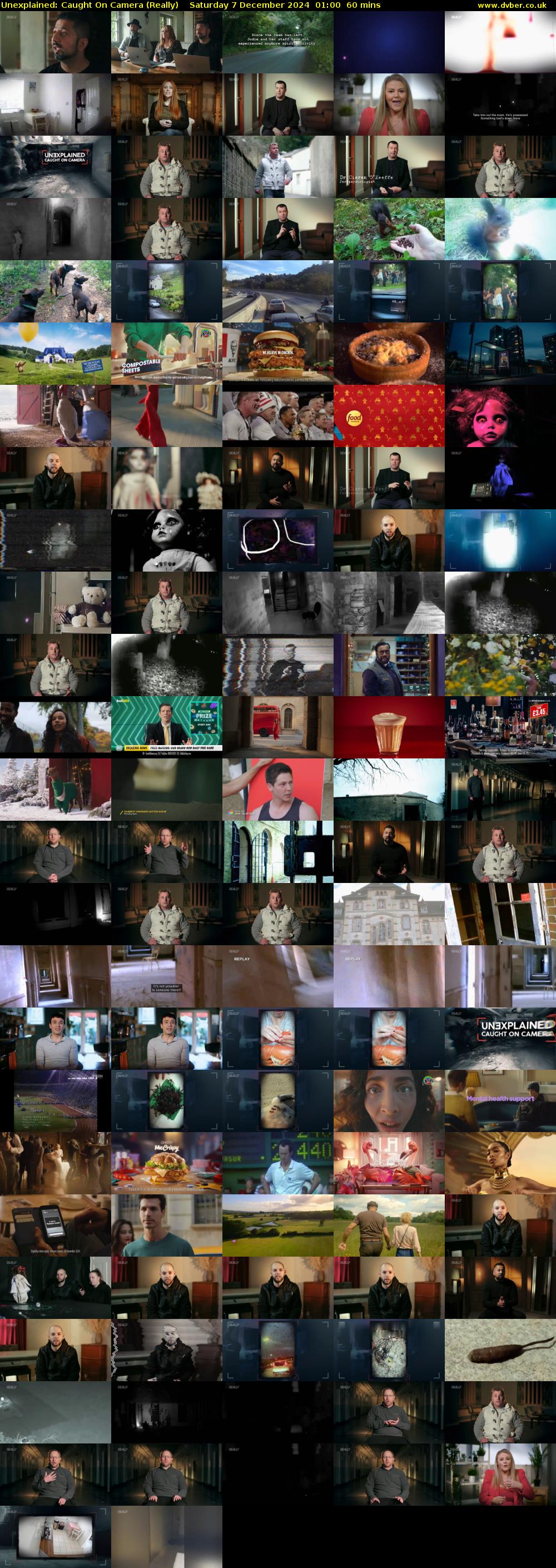 Unexplained: Caught on Camera (Really) Saturday 7 December 2024 01:00 - 02:00