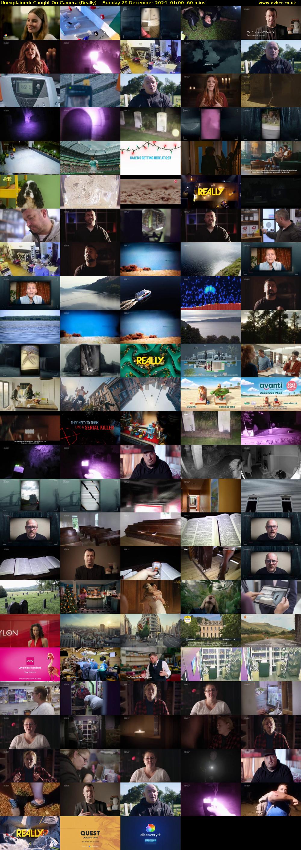Unexplained: Caught on Camera (Really) Sunday 29 December 2024 01:00 - 02:00
