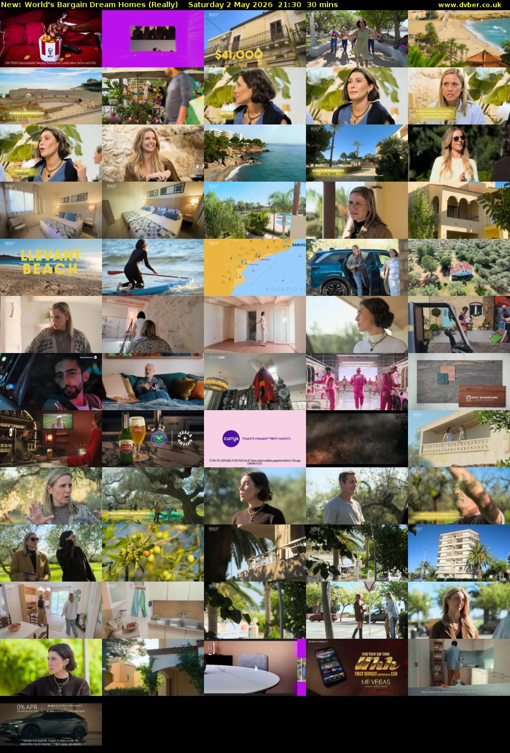 World's Bargain Dream Homes (Really) Saturday 2 May 2026 21:30 - 22:00