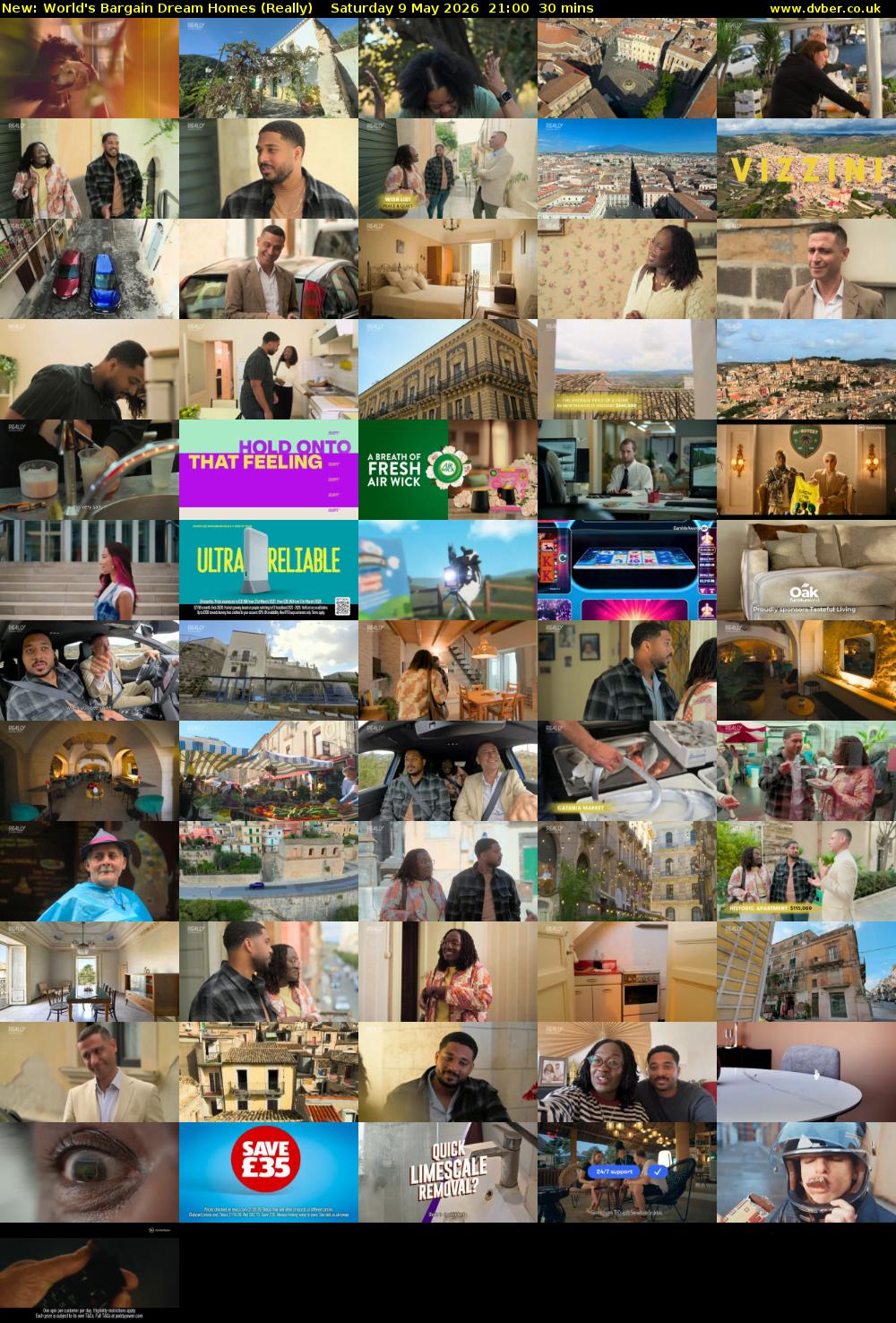 World's Bargain Dream Homes (Really) Saturday 9 May 2026 21:00 - 21:30
