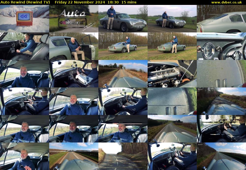 Auto Rewind (Rewind TV) Friday 22 November 2024 18:30 - 18:45