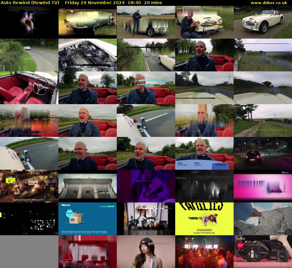 Auto Rewind (Rewind TV) Friday 29 November 2024 18:40 - 19:00