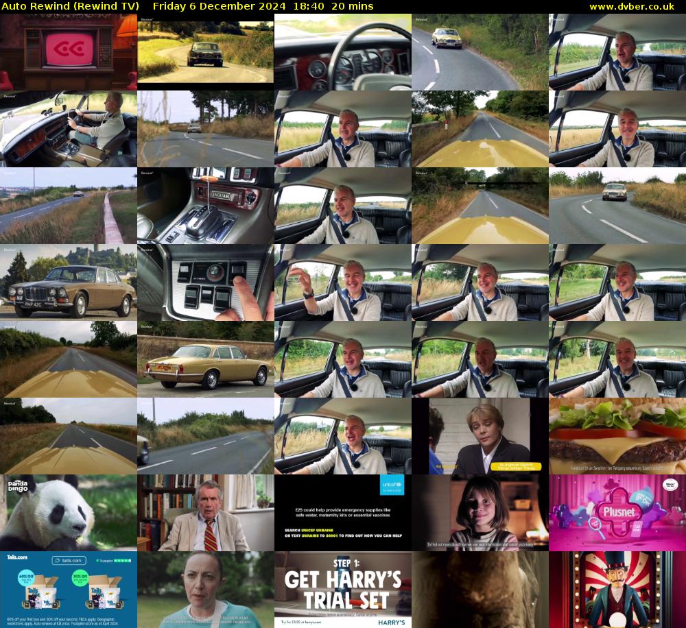 Auto Rewind (Rewind TV) Friday 6 December 2024 18:40 - 19:00