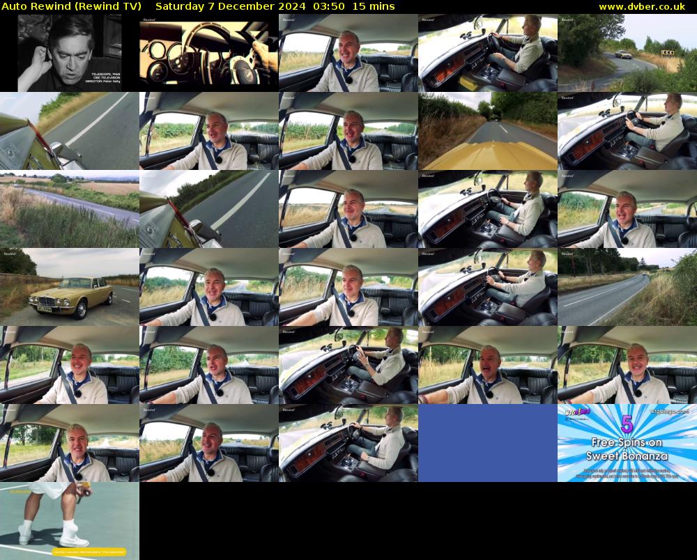 Auto Rewind (Rewind TV) Saturday 7 December 2024 03:50 - 04:05