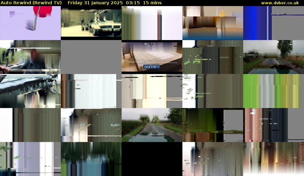 Auto Rewind (Rewind TV) Friday 31 January 2025 03:15 - 03:30