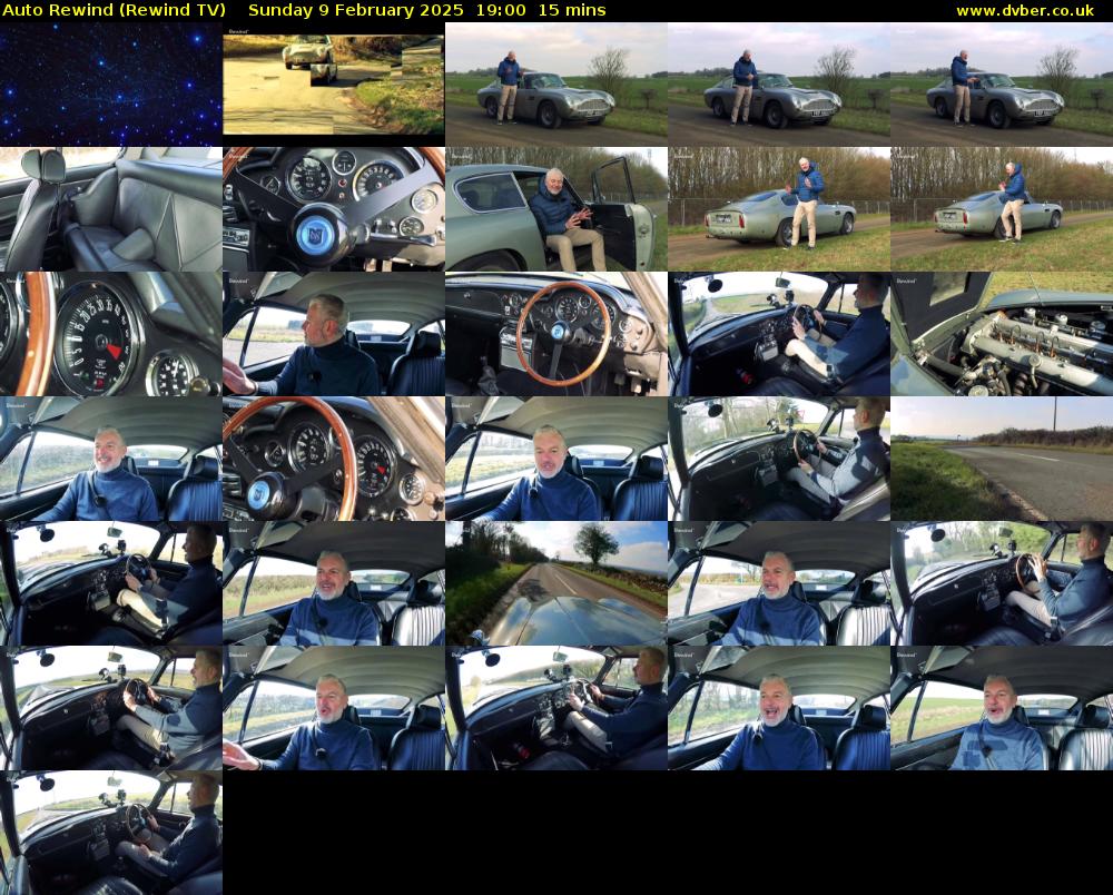 Auto Rewind (Rewind TV) Sunday 9 February 2025 19:00 - 19:15